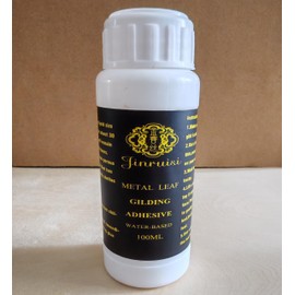JINRUISI Metal Leaf Gilding Adhesive Glue Size Water Based 100ml,Gold Size for Gold Leaf,Metal Leaf Adhesive