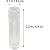 Tubo de Bálsamo Labial Rellenable 5g, 60 Piezas, Pp Pet