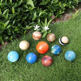 10 PCS Solar System for Kids - Planet Educational Ball Toys, Space Ball Solar System Relaxing Balls, Planets for Kids Space Party Decorations for Kids Party Favors, Gift Bag Filling