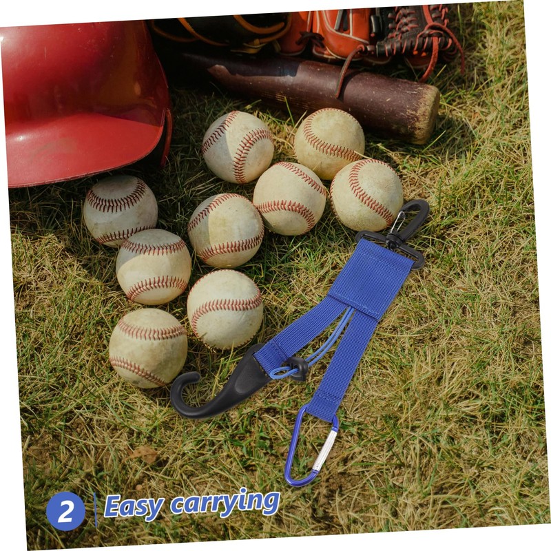 BESPORTBLE Baseball Bat Holder Glove Clip Gear Hanger with Helmet