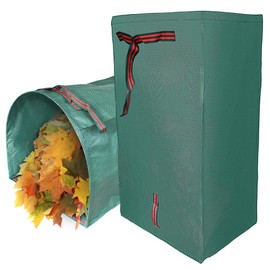 Kalekey 2 Pack Yard Waste Bags, 72 Gallon Yard Garden Bags for Leaves Lawn and Leaf Bags, Reusable Yard Garden Bags for Leaves Lawn Trash (270L)