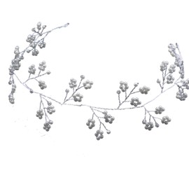 YOVECATHOU Women Pearl Headband Bridal Vine Hair Band Wedding Headdress Jewelry For Wedding Evening Party Photography