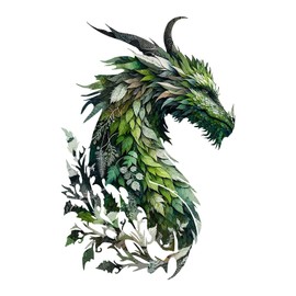 Benziso Dragon Metal Wall Art Medieval Decor Fantasy Decorations (colorful-1)