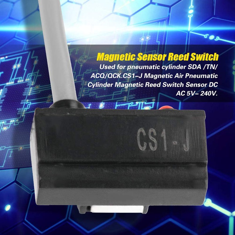 CS1-J Magnetic Air Pneumatic Cylinder Magnetic Sensor Reed Switch DC
