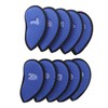 10pcs Golf Club Head Cover Breathable Nylon Mesh Soft Lining