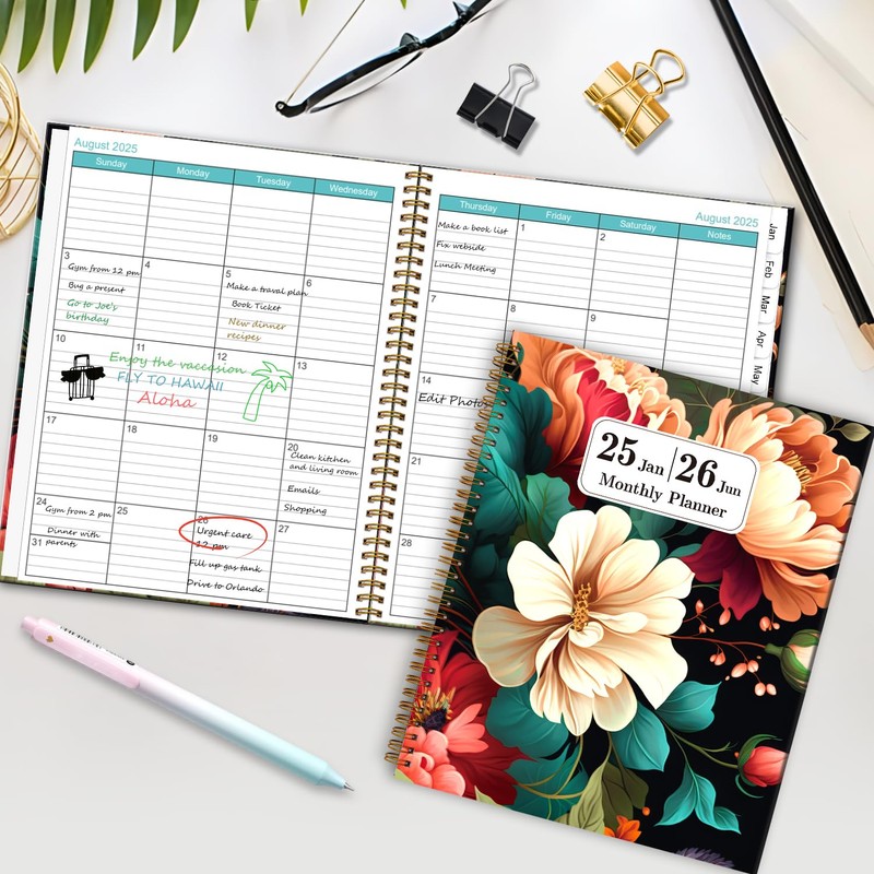 2025-2026 Monthly Planner - Jan. 2025 - Jun. 2026, 18