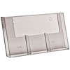 Taymar 3W110H Three Pocket Wall Rack for DL Leaflet