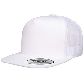 Yupoong Men's YP Classic Trucker Cap, OSFA White