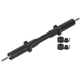 VGEBY 1/10 RC Trailer Axle, 1/10 RC Wheel Axle Metal Unpowered Trailer Non-powered Rear Wheel Axle Upgrade Parts Fit for Tami ya 1/10 RC Tractor Truck Rc Trailer Axle Car Model Accessory Model Toy