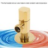 Brass Hot/Cold Water Shut Off Faucet Angle Valve Bathroom Toilet