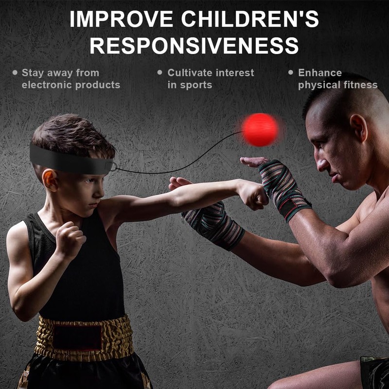 Flintronic Boxing Reflex Ball, Boxing Training Ball, Boxing Balls with