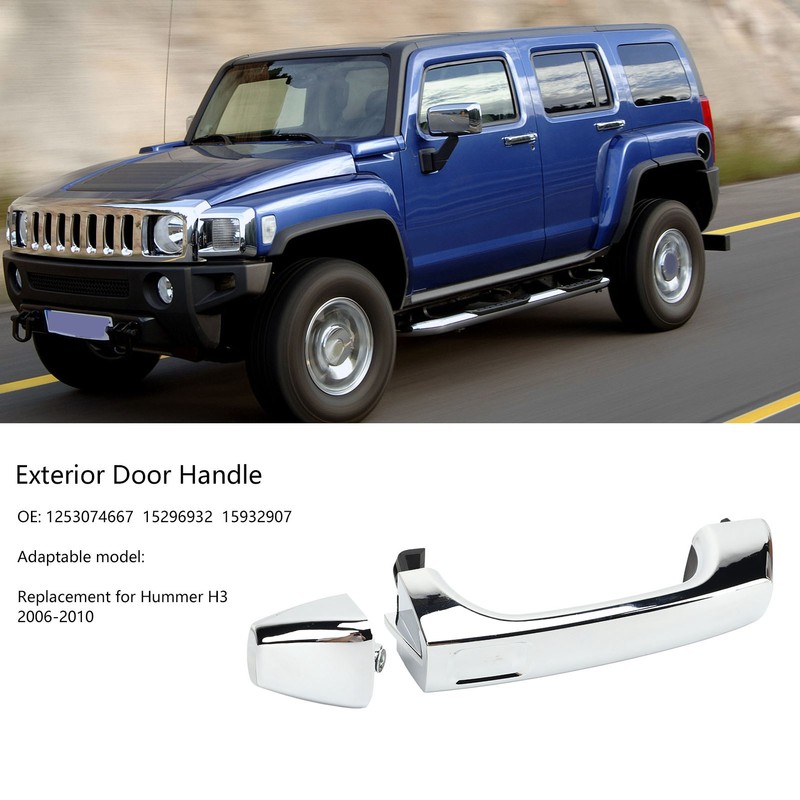 Automotive Exterior Door Handle 1253074667 Door Handle End Cap Replacement
