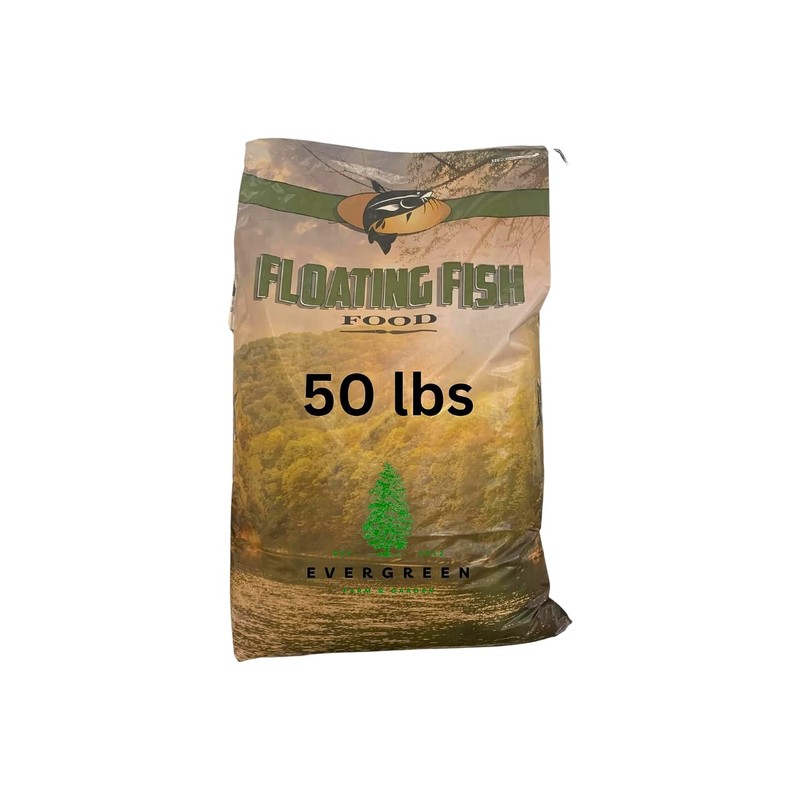 Evergreen Farm and Garden 50 lbs Catfish Food 32% Protein
