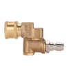 Quick Connecting Pivoting Coupler Attachment 1/4in for Pressure Washer Nozzle