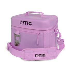 RTIC 8 Can Everyday Cooler, Soft Sided Portable Insulated Cooling for Lunch, Beach, Drink, Beverage, Travel, Camping, Picnic, for Men and Women, Lavender
