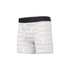 Champion Men's C Script Printed Boxer Brief, Oxford Gray, Large