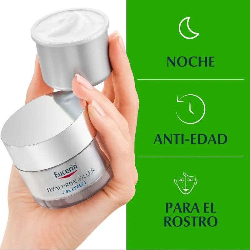 Eucerin Hf Crema Facial Antiarrugas De Noche Refill 50 Ml