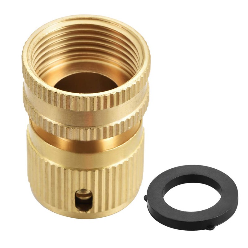 sourcing map 3/4" G Female Brass Quick Connectors Adapters Garden