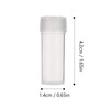 VILLCASE 100pcs Plastic Sample Bottles, 5ML Small Pill Plastic Containers