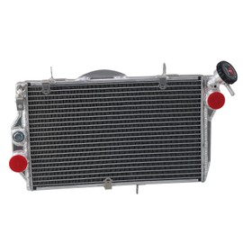 EGINCOOLER 1 Row Core All Aluminum Radiator for Honda CBR1100 CBR1100XX Blackbird Fuel Injected 1997-2003 All AA5052 Aluminum Radiador for Honda Radiators