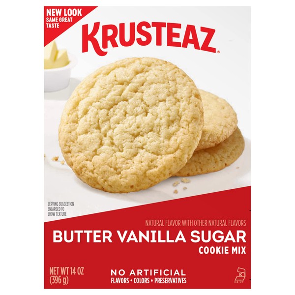 Krusteaz Mezcla de galletas de azúcar y vainilla, 14 onzas