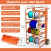 Gtouse Wire Spool Rack Multi-Spool Wire Rack Dispenser Cable Caddy