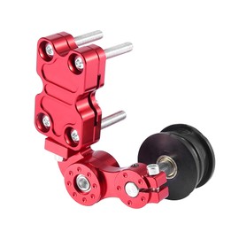 Motoforti Red Aluminum Alloy Chain Tensioner Automatic Adjuster for Motorcycle