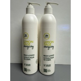 Paul Mitchell 2 PACK lot Paul Mitchell Tea Tree Lemon Sage Energizing Body Lotion 12oz Pump