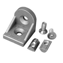 Angle Connector with Screws and Slot Nuts Slot 10 for Aluminium Profile 45 Pieces