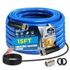 Scilulu 15FT Heated Water Hose for RV, Freeze Protection to