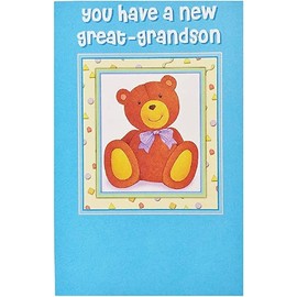 New Great Grandson Greeting Card - 89096