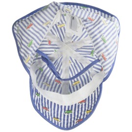 maximo Baby Boys Peaked Hat Cars Hat, Multicoloured (White/Denim Blue 140)