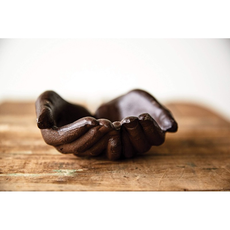 Creative Co-Op Cast Iron Hands Dish with Rust Finish