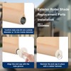 Vasteo Shade Accessories End Cap with Ring,Weather Resistance,for Coolaroo Exterior