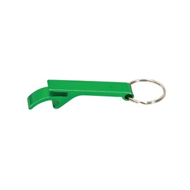 Thirsty Rhino Klaw, Compact Anodized Aluminum Bottle Opener Keychain Key Ring, Green (Set of 1)