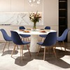 Fuloon Mid Century Modern Dining Chair Covers, Stretchable Armless Shell
