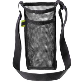 GNHG Water Bottle Holder, Bottle Holder for Hanging, Drinking Bottle Bag, Mesh Water Bottle Sleeves with Adjustable Shoulder Strap, Portable Water Bottle Bag Bottle Holder, blue