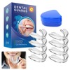 Mouth Guard, 8 Pcs Sleep Mouth Guard, Moldable Mouthguard with One Travel Case for Clenching, TMJ, Bruxism, Stops Bruxism, Sleeping Professional Stops Bruxism and Teeth Clenching(2 sizes)