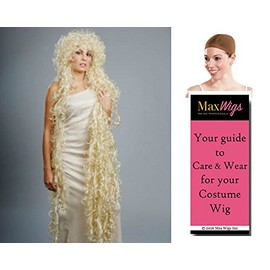 Rapunzel 5 ft color BLACK - Enigma Wigs Long Theater Women Princess Into the Woods Bundle with Cap, MaxWigs Costume Wig Care Guide