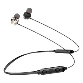 Tofficu Wireless Earbud Neckband Headphones Sweat Resistant Compact Design for Sports Ergonomic Durable Material