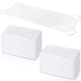 Newwiee 16 Pcs Standard Size Daycare Cot Sheets Bulk 20" x 48", White Breathable Microfiber Naptime Sheet Cot Bed Fitted Sheet Covers Set for Preschool Kids Child Children Toddler Boys and Girls