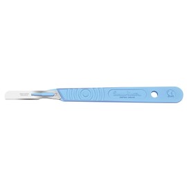 Dermaplaning Sterile Disposable Scalpels with Blade [Individually Packed, Box of 10]