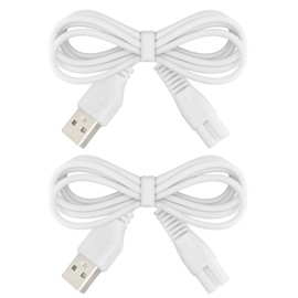 2 PCS Charger Cord Replacement for Pritech Electric Feet Callus Remover Foot Pedicure, USB Power Adapter Charging Cable