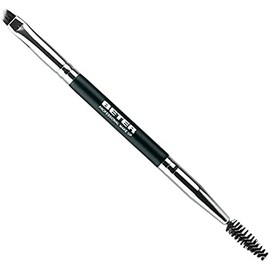 Beter - Eyebrow & Eyelash Double Eyeliner Brush, Spiral- und Facettenpinsel, Professional Makeup, synthetisches Haar, tierversuchsfrei, Augen-Make-up