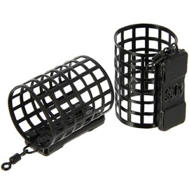 10x Cage Feeders for Carp & Coarse Fishing Round Weights 20g, 25g, 30g Durable, Precision Bait Delivery, Optimized Casting Distance, Versatile for Freshwater & Saltwater Tackle (30g Cage Feeders)