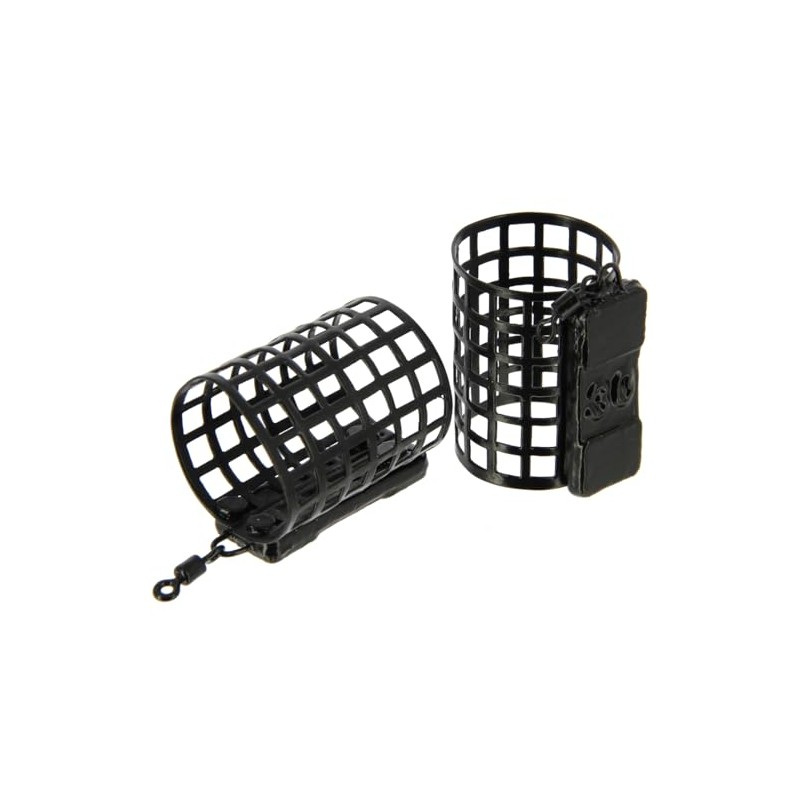 10x Cage Feeders for Carp & Coarse Fishing Round Weights
