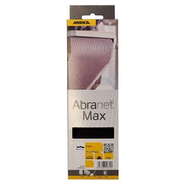 Mirka Abranet Max Sanding Belt 75 x 533 mm / Grain P80 / Pack of 2 for Hand Sanders Belt Sander Hand Belt Sander