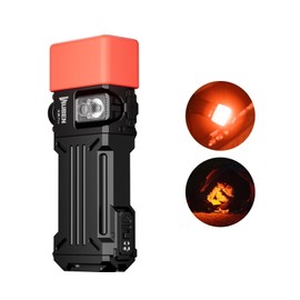 WUBEN AC3 Difusor para Linterna, Duradero, Tapas para la X2Pro, Ideal para Camping, Emergencias y Actividades al Aire Libre (Rojo)