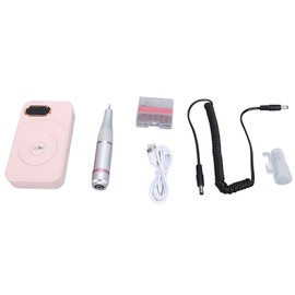 Nail Drill Machine Rechargeable Portable 0‑45000rpm LCD Display Electronic Nail File