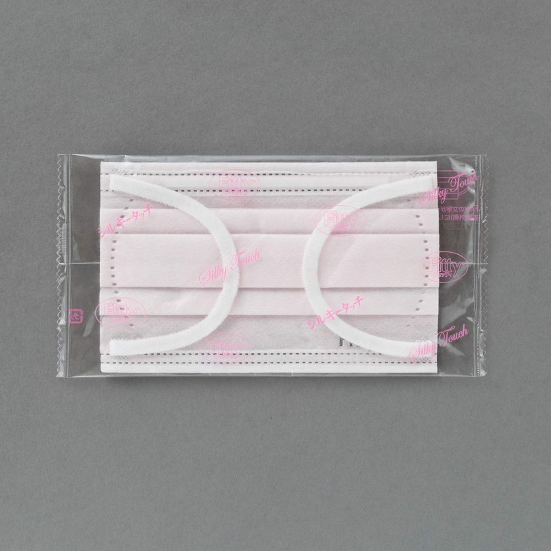 Fetty Silky Touch Rubber Ear Fluffy, Pink, Slightly Smaller Size,
